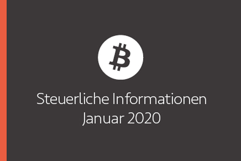 Steuerliche Informationen Januar 2020