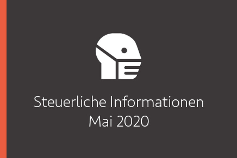 Steuerliche Informationen Mai 2020