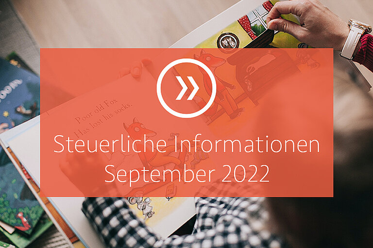Steuerliche Informationen September 2022
